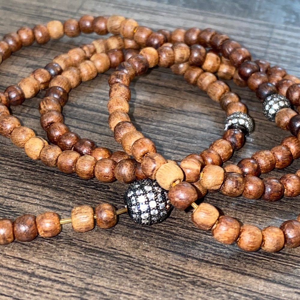 Sisco Berluti Brown wrap bracelet